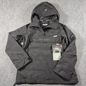 Dope Snow Hiker Outdoor Jacket Womens XS Black Anorak Hooded Waterproof NWT